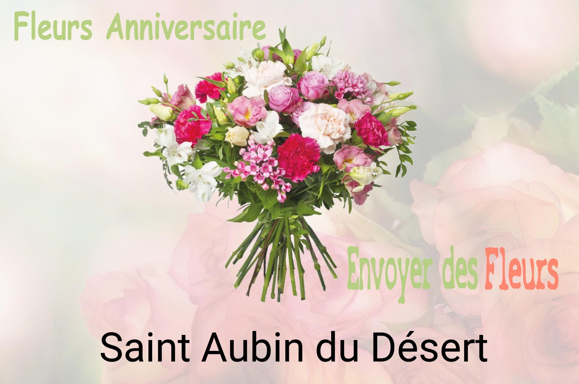 Bouquet de fleurs d’anniversaire livré à Saint-Aubin-du-Désert